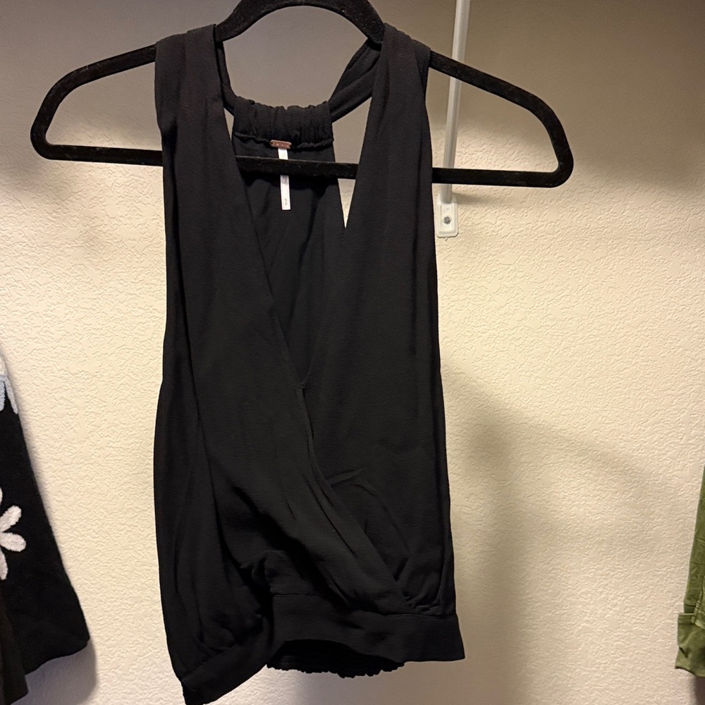 Free People Black Tank Top